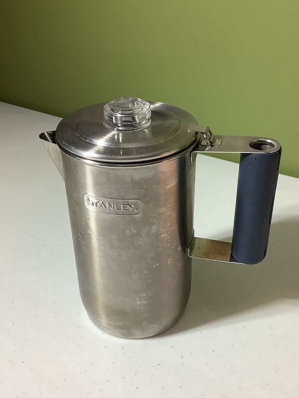 Stanley metal coffee pot for camping